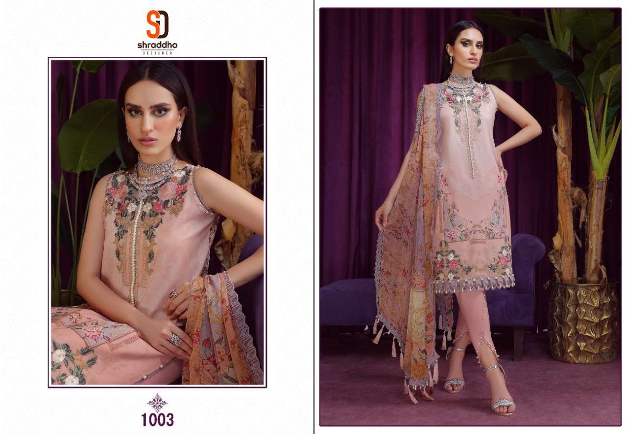 SHARADDHA DESIGNER VINTAGE WINTER COLLECTION PASMINA PRINTED PAKISTANI SUIT WHOLESALER